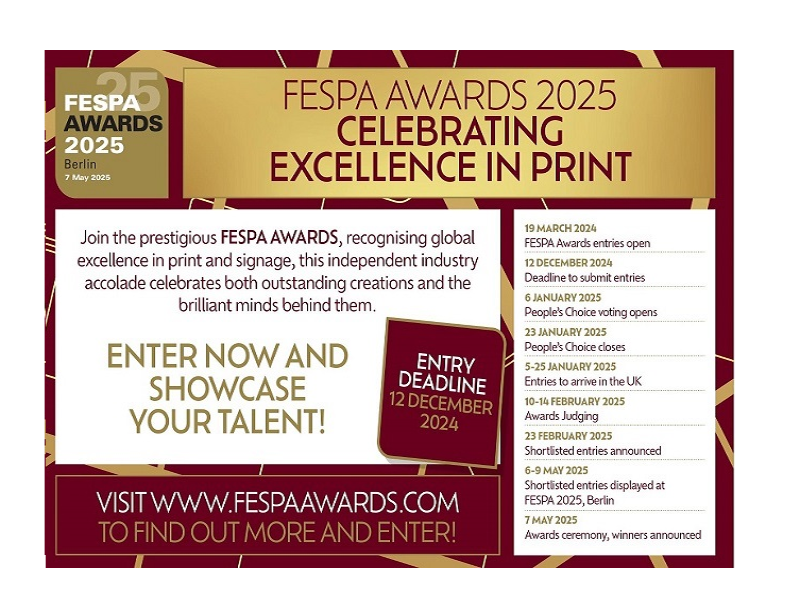 FESPA Awards 2025 Başvuruları Açıldı!